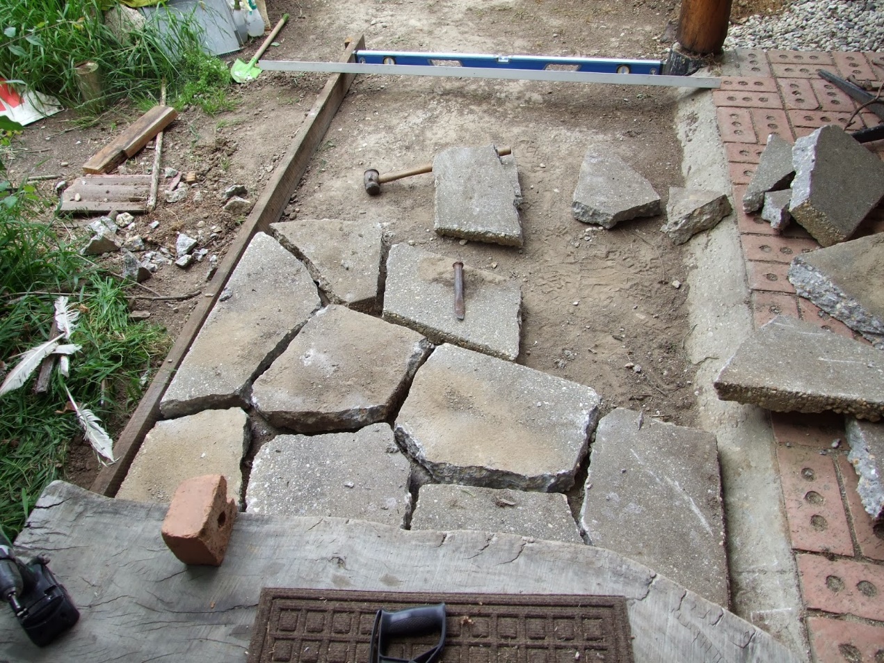 Image result for how to lay crazy paving