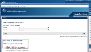 Immi gov au account login