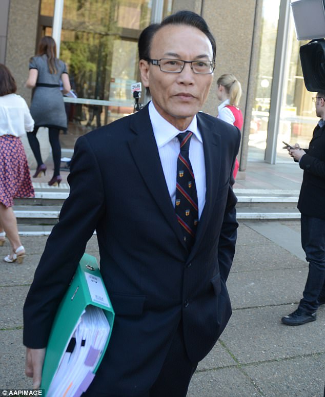 A man has been charged with murder after lawyer Ho Ledinh (pictured) was shot dead 'at close range' late last month