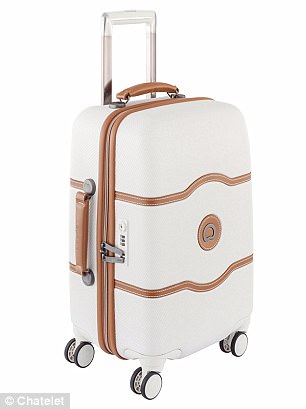 Many cases came above pricey options from Delsey (pictured) - while both of these cases scored 85 per cent, they did not rate as well as Kmart's