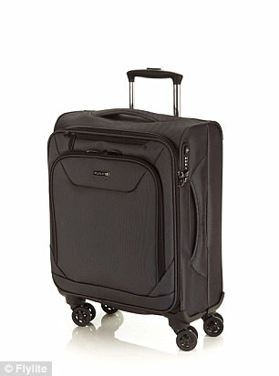 Options from Flylite (pictured) and Samsonite were compared on the grounds of water resistance, durability, stability, performance, puncture and ease of use