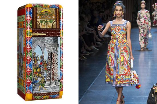 Dolce & Gabbana X Smeg 2016年聯名款冰箱