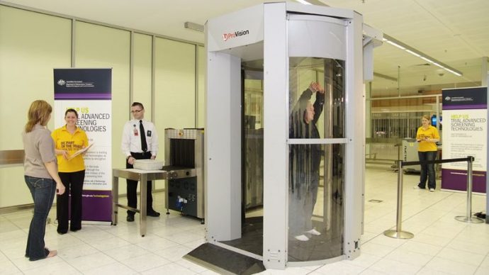 澳大利亚机场国内出发将效仿国际出发进行全身扫描安检