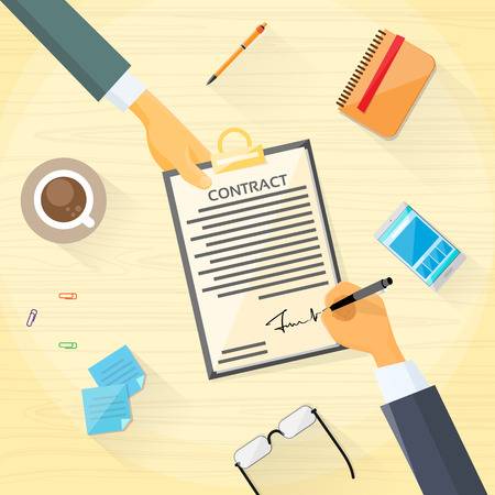D:\Sally Bai\生活網文章\0612\41909685-stock-vector-contract-sign-up-paper-document-business-people-agreement.jpg
