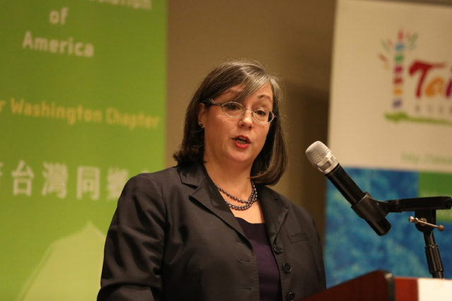 美國國務院台灣協調處長Ingrid Larson表示，中國言行挑釁和凌霸台灣不會贏得人心