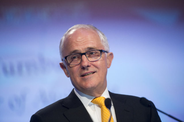 澳前总理Malcolm Turnbull。（图片来源：MB298/Wikimedia Commons/CC BY 2.0）