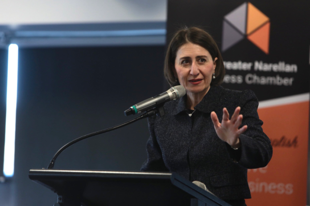 新州州长Gladys Berejiklian。（图片来源：推特）