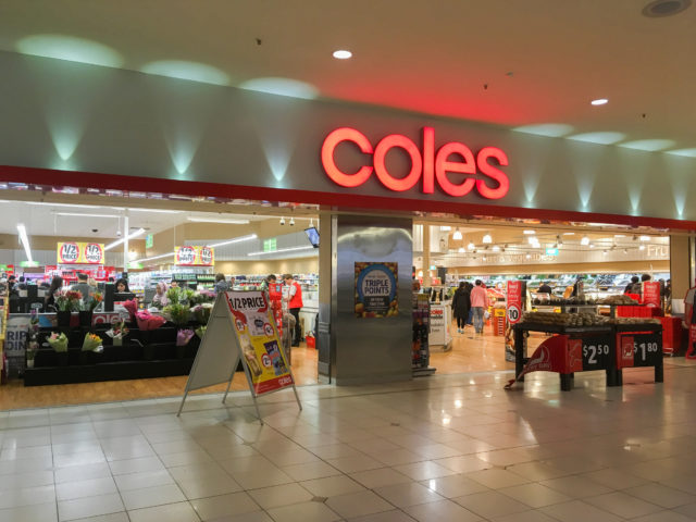 超市巨頭Coles。（圖片來源：Wpcpey / Wikimedia Commons / CC BY-SA 4.0）