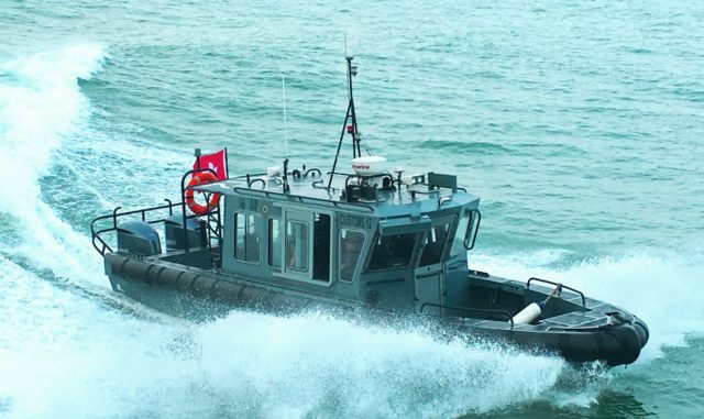 图为发生事故的同类型海关浅水巡逻船。