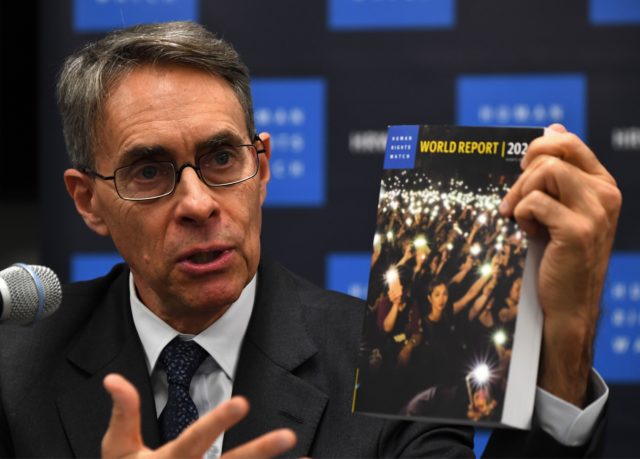 「人權觀察」執行長Kenneth Roth。 （圖片來源：JOHANNES EISELE/AFP via Getty Images）