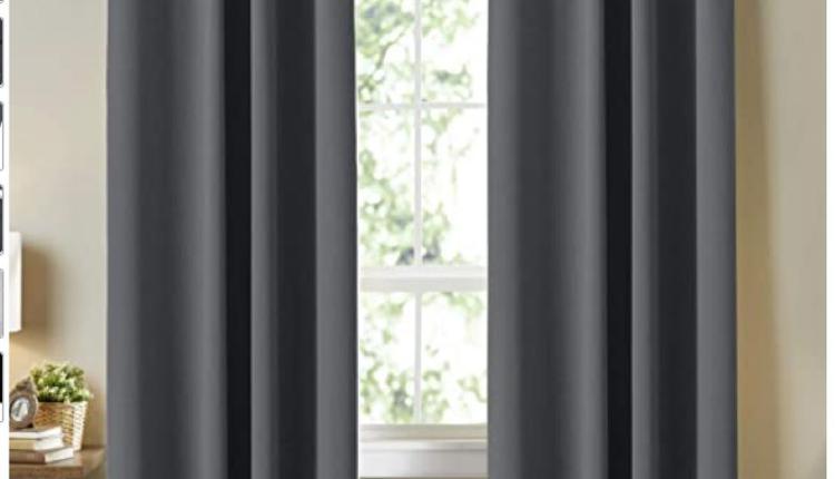 Smarcute’s Blackout Grey Curtains