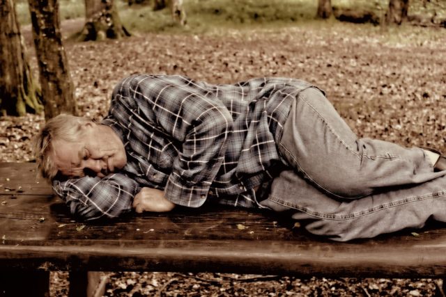 老人,游民,