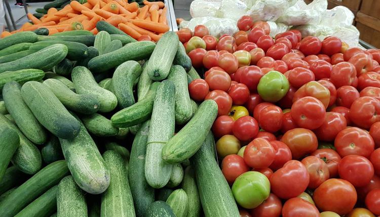 購物，超市，蔬菜，水果，黃瓜，番茄