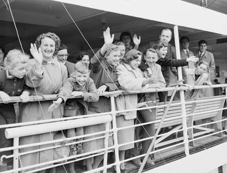 1954年，50,000名荷蘭移民進入澳洲