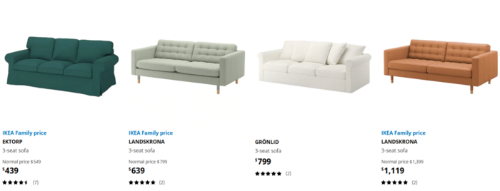澳洲IKEA限时特卖 沙发超值优惠
