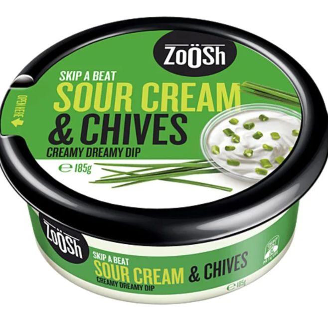 Zoosh品牌的Sourcream and chives醬