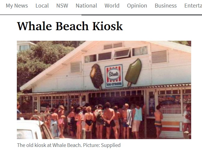 Whale Beach Kiosk