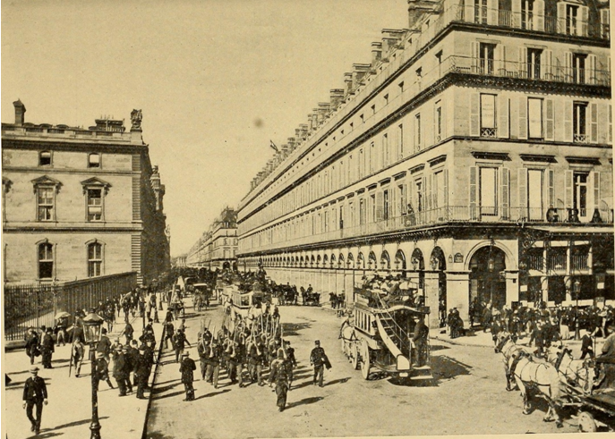 巴黎第一条大道Rue de Rivoli