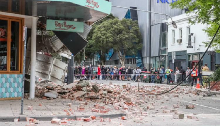 建築物損壞，墨爾本地震