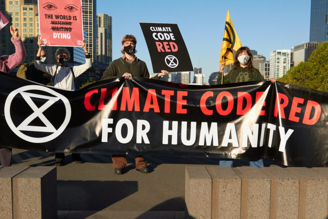 反抗灭绝，气候抗议活动，墨尔本