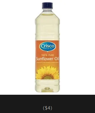 Crisco Sunflower Oil 葵花籽油