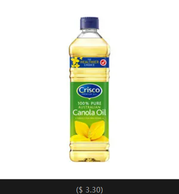 Crisco Canola Oil 菜籽油