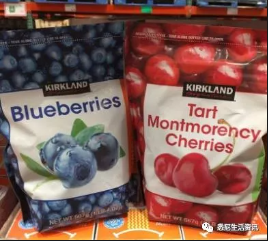 Kirkland樱桃、蓝莓干